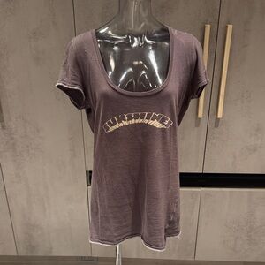 Loomstate Charcoal Tee with Sunshine Design